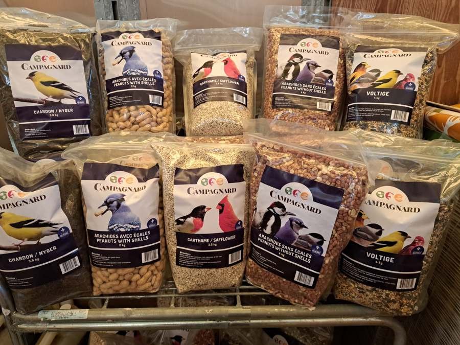 Sacs de graines pour oiseaux sauvages Campagnard