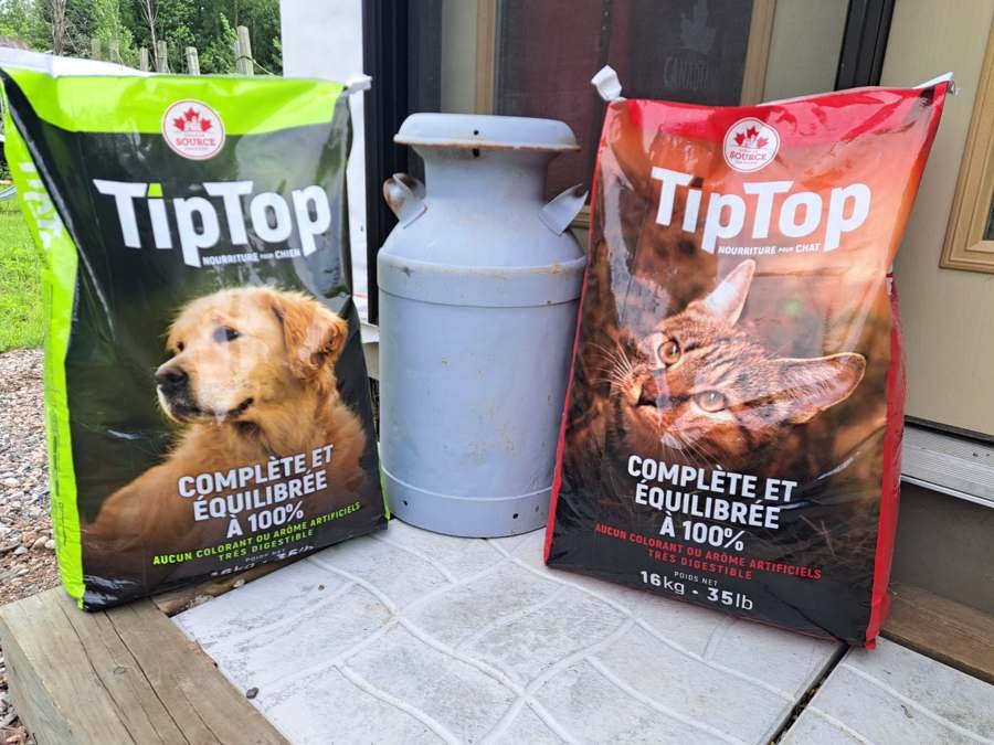Sacs de nourriture TipTop pour chien et pour chat